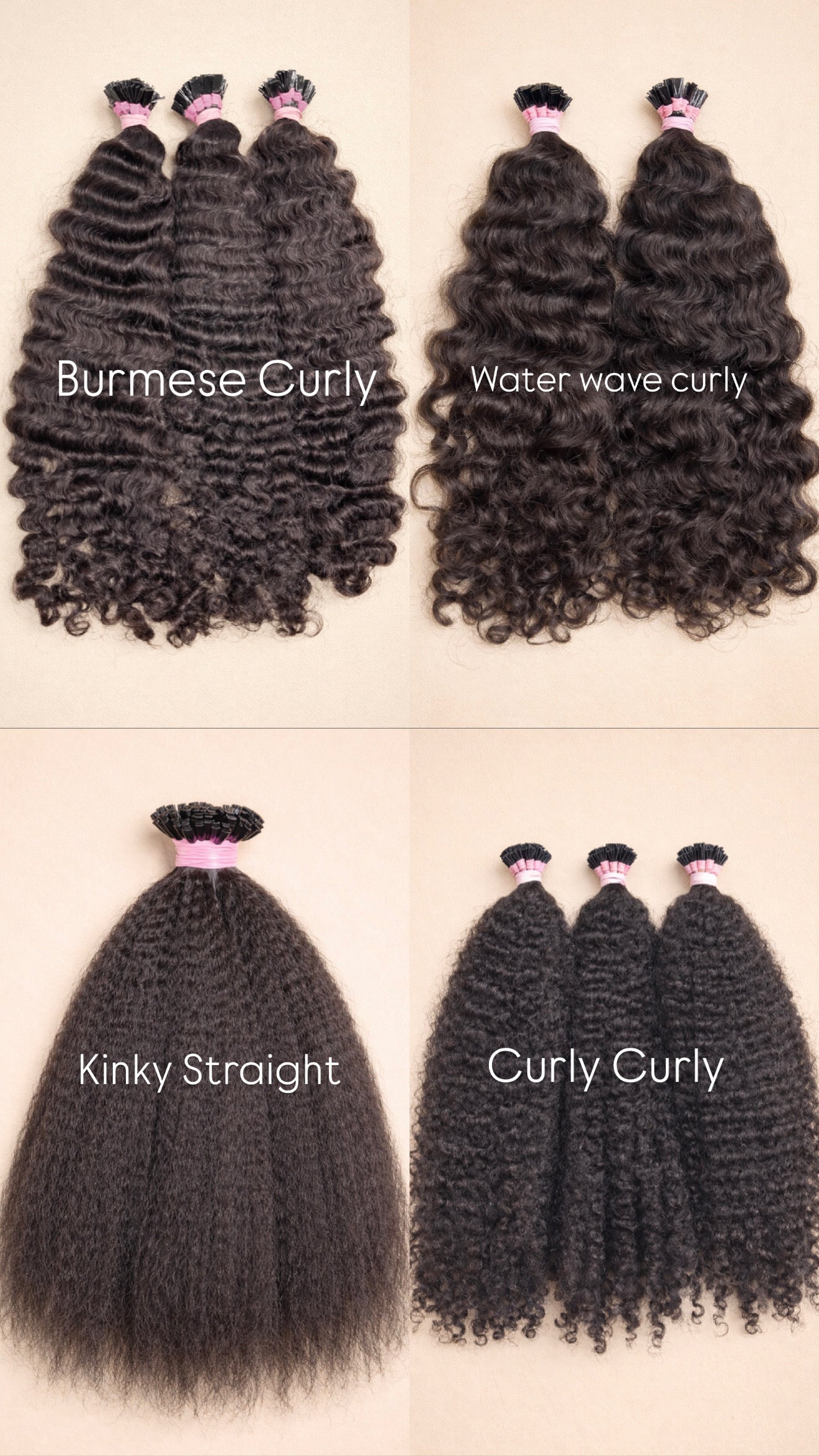 K Tip Hair Extensions ( Human Hair )